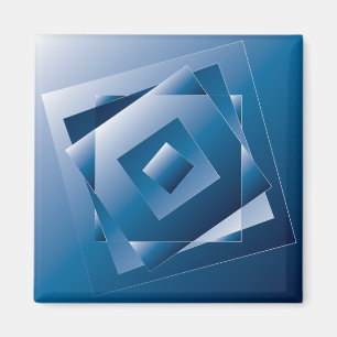 blauer Verlauf 1 Magnet