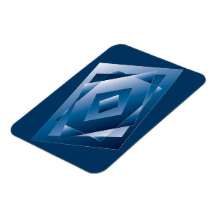 blauer Verlauf 1 Magnet