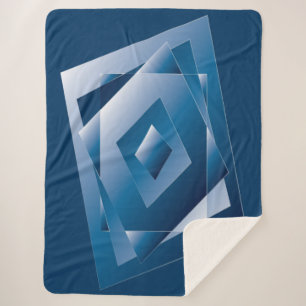 blauer Verlauf 1 Sherpadecke