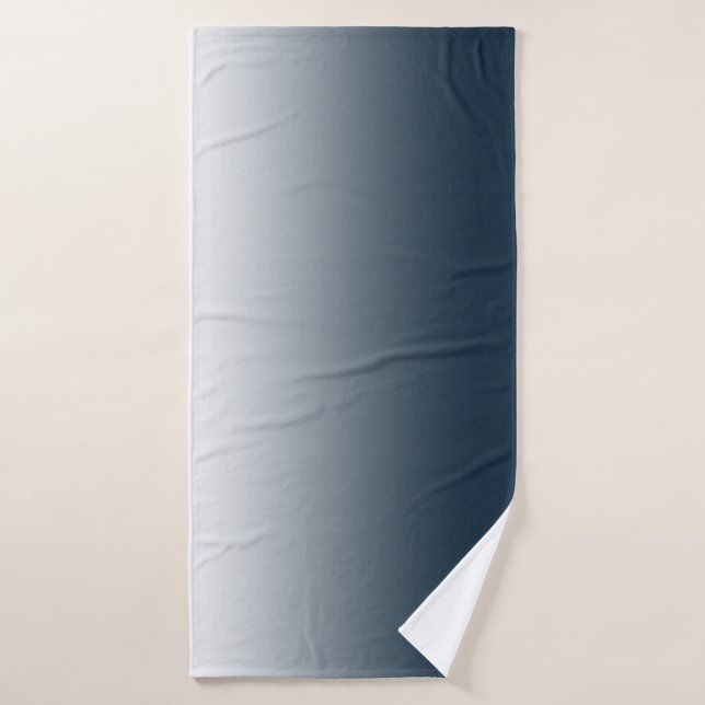 Blauer Verlauf Badehandtuch (Badehandtuch)