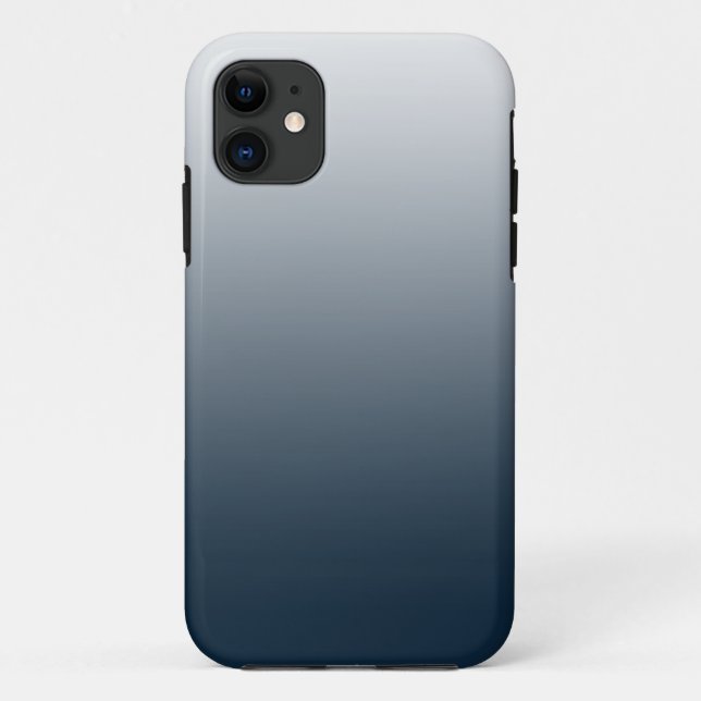 Blauer Verlauf Case-Mate iPhone Hülle (Rückseite)