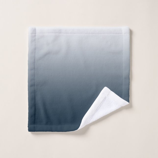 Blauer Verlauf Waschlappen (Waschlappen)