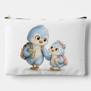 Blauer Vogel Accessoire-Etasche Zubehörtasche