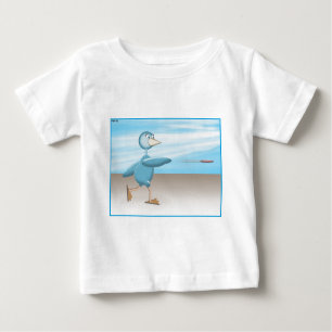 Blauer Vogel Baby T-shirt