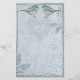 Blauer Vogel Briefpapier