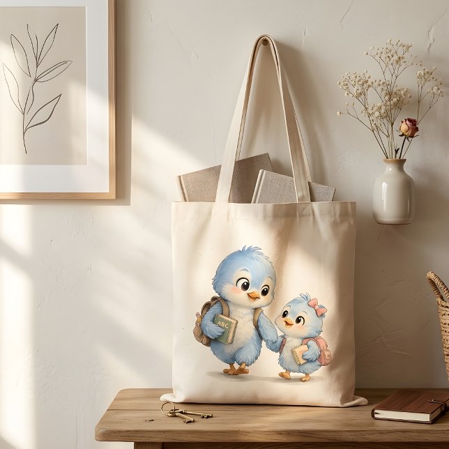 Blauer Vogel-Einkaufs-Tasche Tragetasche (Von Creator hochgeladen)