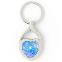 Blauer Vogel fliegen im Himmel