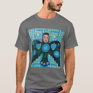 Blauer Vogel Freund Geschenk T-Shirt