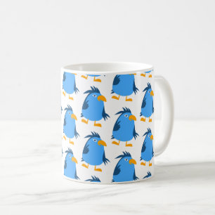 Blauer Vogel für Kinder Kaffeetasse