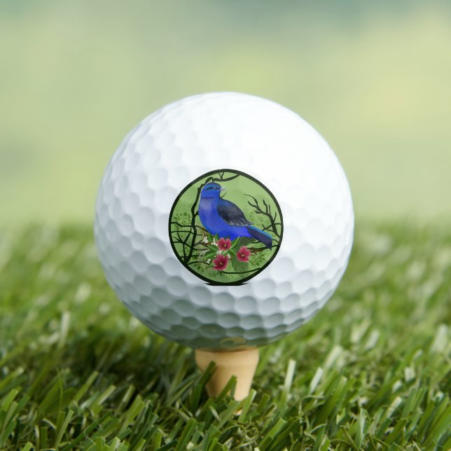 Blauer Vogel Golfball (Insitu T-Shirt)
