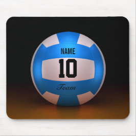 Blauer Volleyball Mousepad