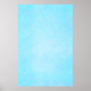 Blauer Vorlagenblock für aquamarines blaues Licht Poster