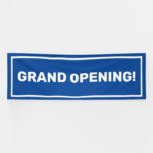 Blauer Vorlagengrösse für Geschäftsbanner Banner (Horizontal)