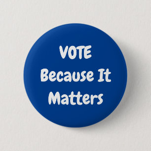 Blauer wählenknopf button