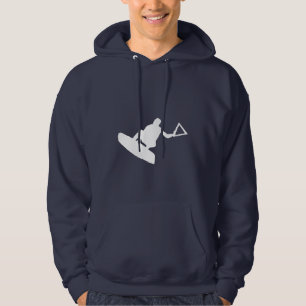 Blauer Wakeboarder Hoodie