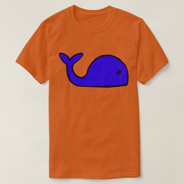 Blauer Wal 2 8 T-Shirt (Design vorne)