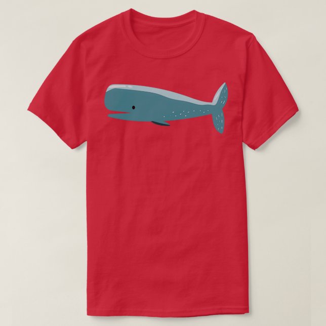 Blauer Wal 63 T-Shirt (Design vorne)
