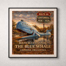 Blauer Wal Catoosa Oklahoma Centennial