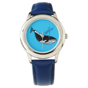 Blauer Wal - Watch Armbanduhr
