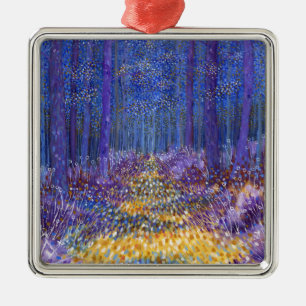 Blauer Wald 2 2012 Silbernes Ornament