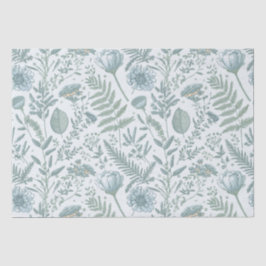 Blauer Wallpaper Seidenpapier