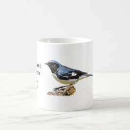 Blauer Warbler-Kaffee-Tasse Kaffeetasse