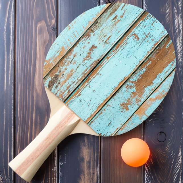 Blauer Wash Wood Tischtennis Schläger (Von Creator hochgeladen)
