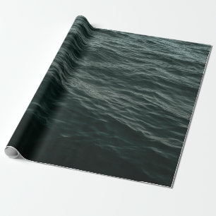 BLAUER WASSER WÄHREND DES TAGES GESCHENKPAPIER