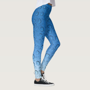 Blauer Wassertropfen Leggings