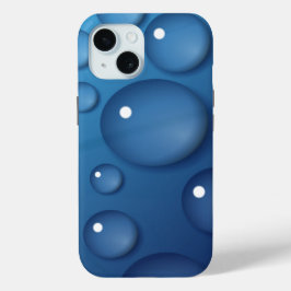 Blauer Wassertropfen Textur Case-Mate iPhone Hülle
