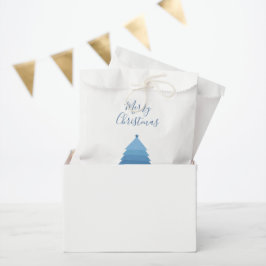 Blauer Weihnachtsbaum Geschenktütchen