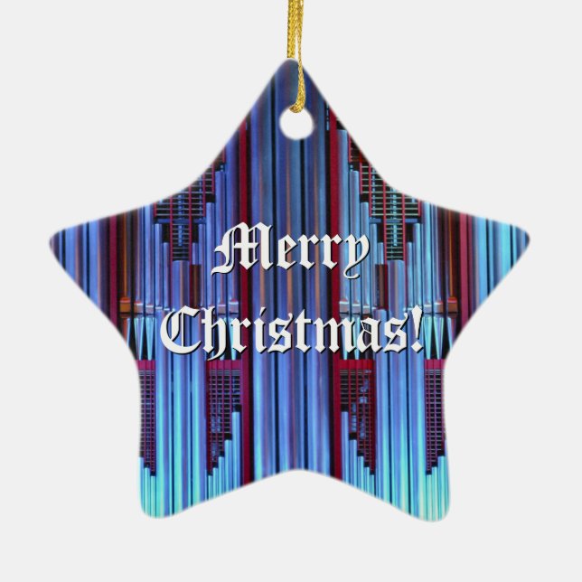 Blauer Weihnachtsschmuck (Hinten)