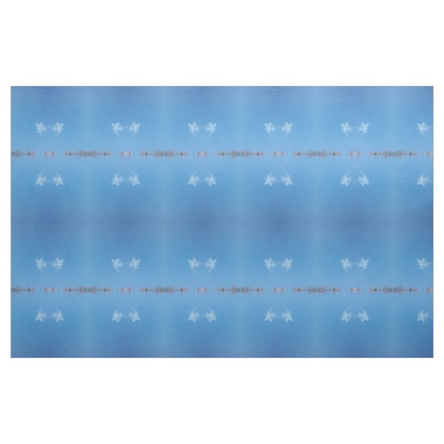 blauer weißer Himmel, Stoff (Fat Quarter (45,7 x 55,9 cm))