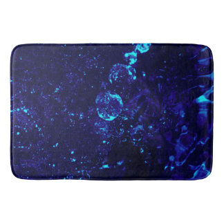 Blauer Whirlpool Bath Bubbles Große Badematte