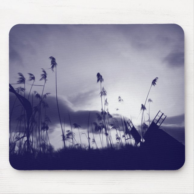 Blauer Wind Mousepad (Vorne)