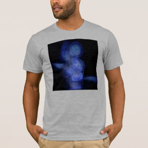 Blauer Wirbelsturm T-Shirt
