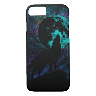 Blauer Wolf-Apple iPhone 7 Kasten Case-Mate iPhone Hülle