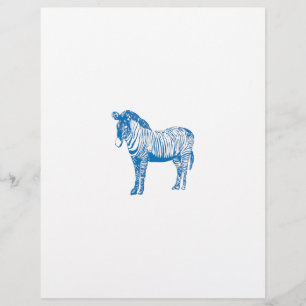 Blauer Zebra