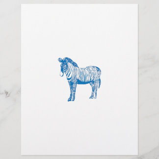 Blauer Zebra