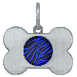 Blauer Zebra Tiermarke
