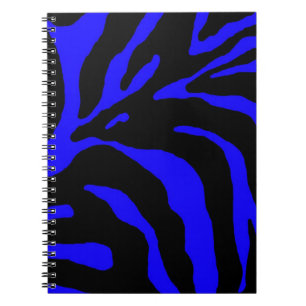Blauer Zebrastreifen Notizblock