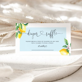 Blauer Zitronentaucher - Gewinnkarte Begleitkarte