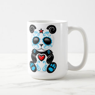 Blauer Zombie-Zuckerpanda Tasse