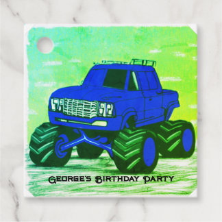 Blauer Zorn: Der Monster Truck Geschenkanhänger