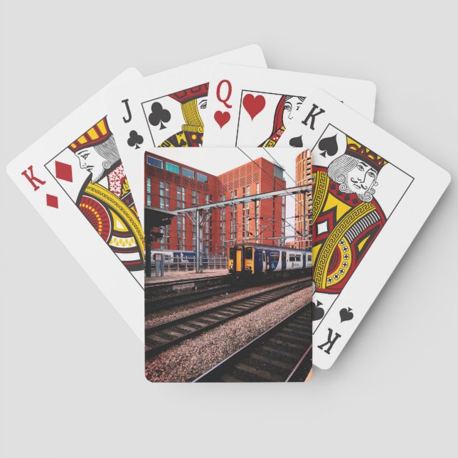 Blauer Zug, Leeds Spielkarten (Rückseite)