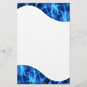 Blaues abstraktes briefpapier