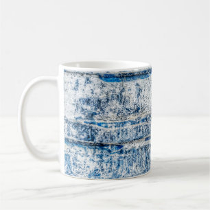 Blaues abstraktes Hintergrunddesign abstrakt, geal Kaffeetasse
