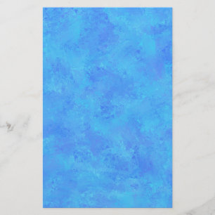 Blaues Abstraktes Muster Briefpapier