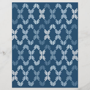 Blaues Abstraktes Scrapbook