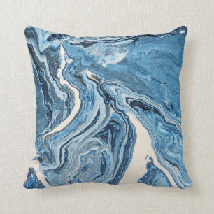 Blaues Achat-Kissen Kissen